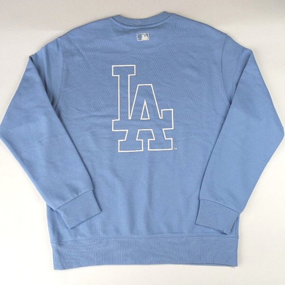 MLB LOS ANGELES DODGERS BLUE BASIC LOGO SWEATSHIRT - Picture 5 of 7